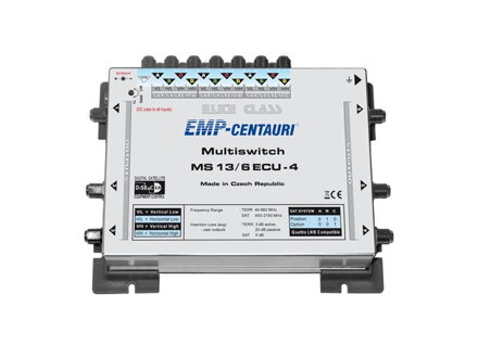 Satelitný multiprepínač EMP Centauri MS13/6ECU-4