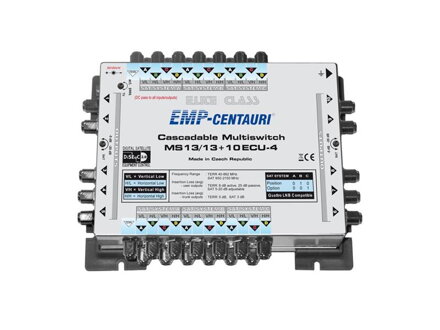 Satelitný multiprepínač EMP Centauri MS13/13+10ECU-4