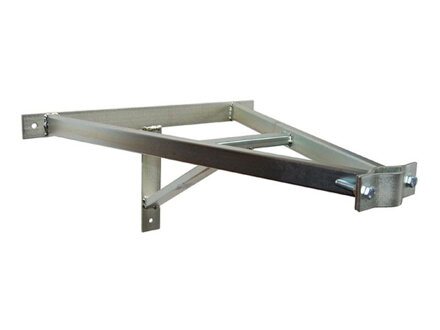 Držák stožáru 65cm na zeď s vlnkou pro stožár o průměru 40-67mm