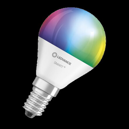 LEDVANCE SMART LED žiarovka CLAS P 40 4,9 W E14 Multicolor