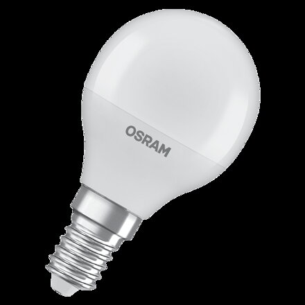 OSRAM LED žiarovka E14 4,9W 2700K matná, teplá biela