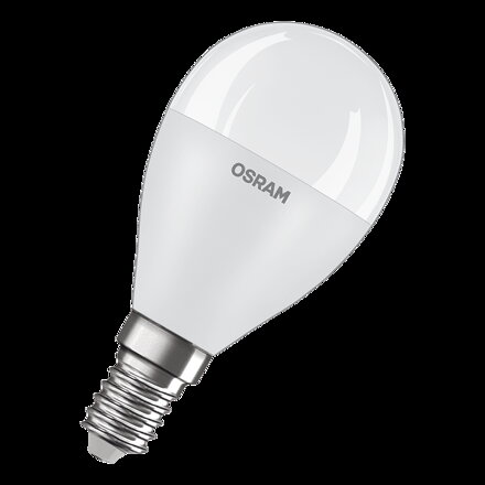 OSRAM LED žiarovka E14 6,5W 2700K matná, teplá biela