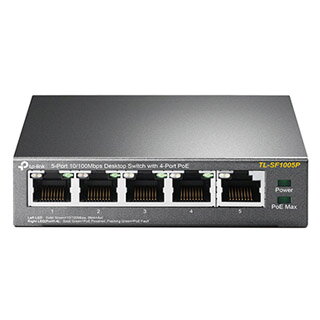 TP-Link Switch 5-Port/100Mbps/Desk/PoE TP-Link Switch 5-Port/100Mbps/Desk/PoE