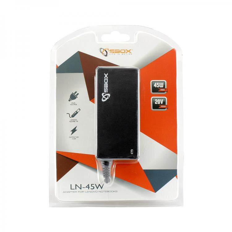 SBOX LN-45W Adaptér pre notebooky LENOVO 45W SBOX LN-45W Adaptér pre notebooky LENOVO 45W
