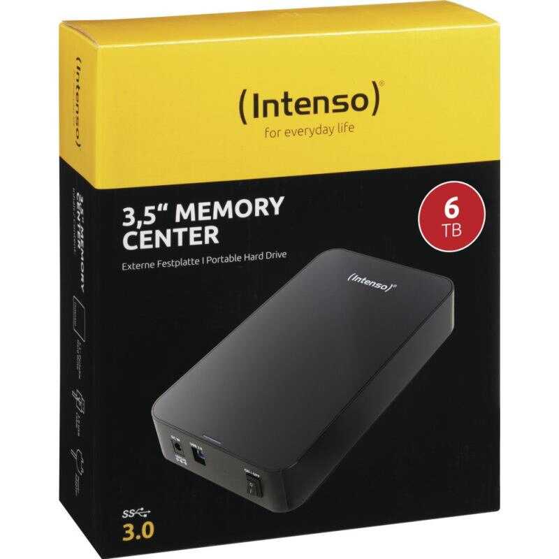 INTENSO 6TB MemoryCenter black 3,5" 6031514 INTENSO 6TB MemoryCenter black 3,5" 6031514