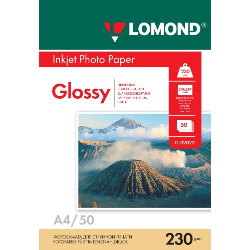 LOM - Photo Inkjet Glossy 50x230g/m2 A4 0102022