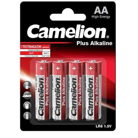 CAMELION Batérie alkalické PLUS AA 4ks LR06 CAMELION Batérie alkalické PLUS AA 4ks LR06