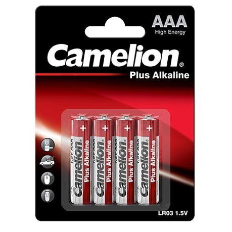 CAMELION Batérie alkalické PLUS AAA 4ks LR03-BP4