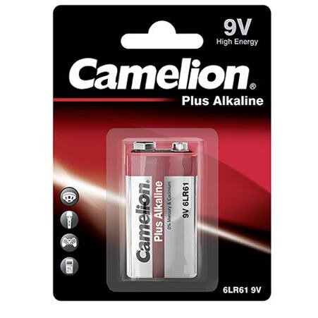 CAMELION Batéria alkalická PLUS Block 9V 1ks 6LR61 CAMELION Batéria alkalická PLUS Block 9V 1ks 6LR61