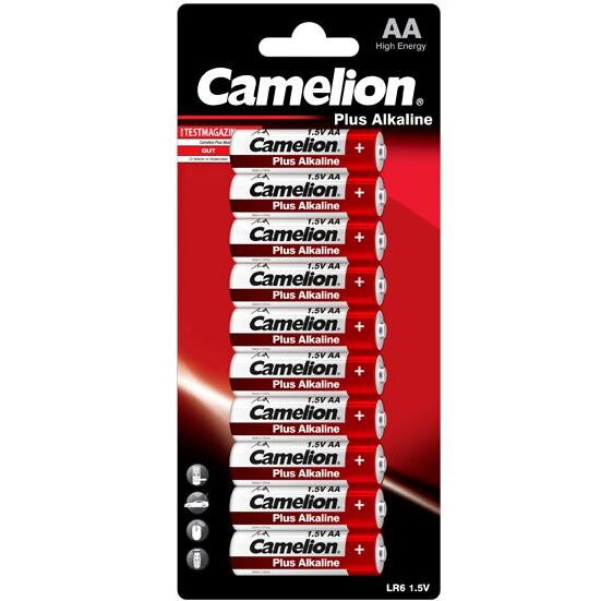 CAMELION Batérie alkalické PLUS AA 10ks LR06