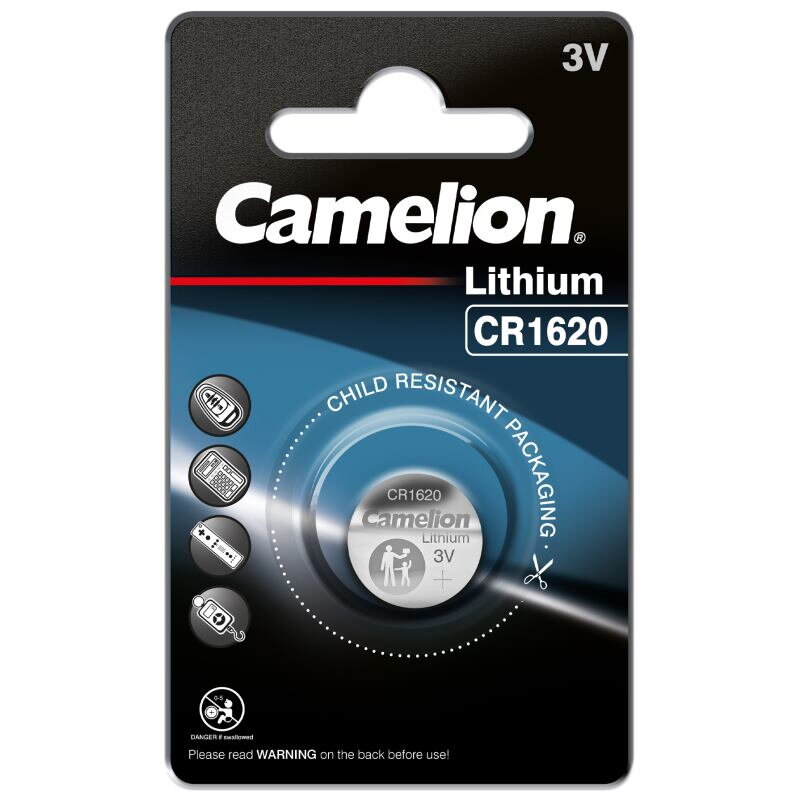CAMELION Batéria LITHIUM CR1620 1ks CR1620-BP1
