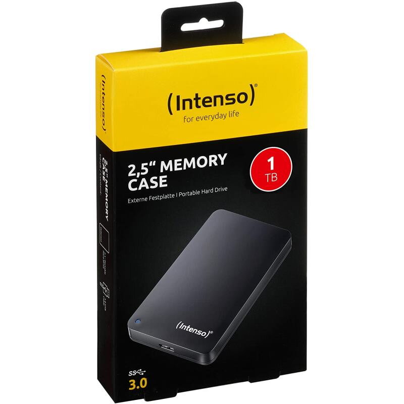 INTENSO 1TB MemoryCase 2,5" USB3.0 čierny INTENSO 1TB MemoryCase 2,5" USB3.0 čierny