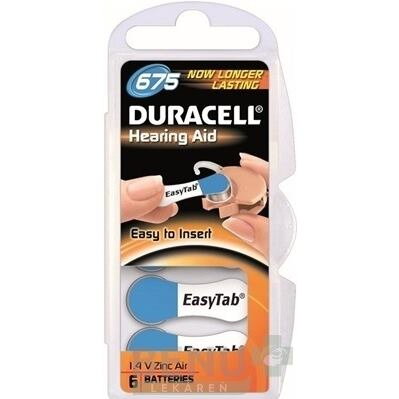 DURACELL Activair 675, Batérie do nač. prístrojov DURACELL Activair 675, Batérie do nač. prístrojov