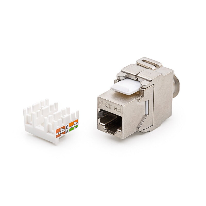 KELINE Keystone Jack, Category 6A, RJ45/s