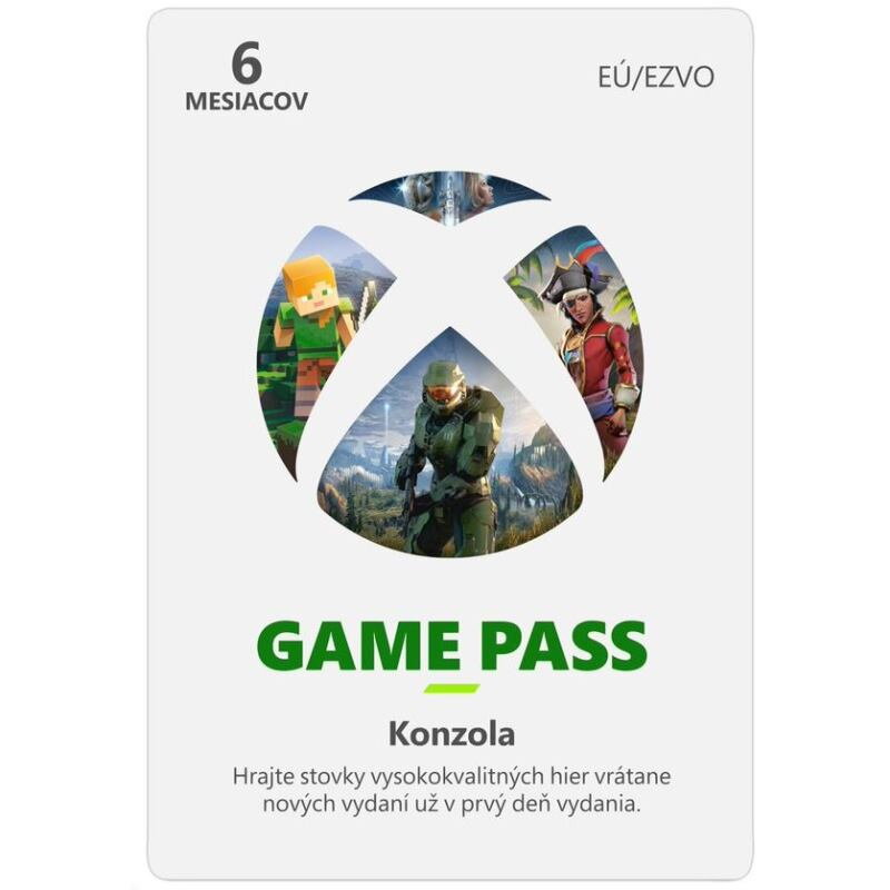 MICROSOFT Xbox Game Pass 6 mesiacov (S3T-00004)