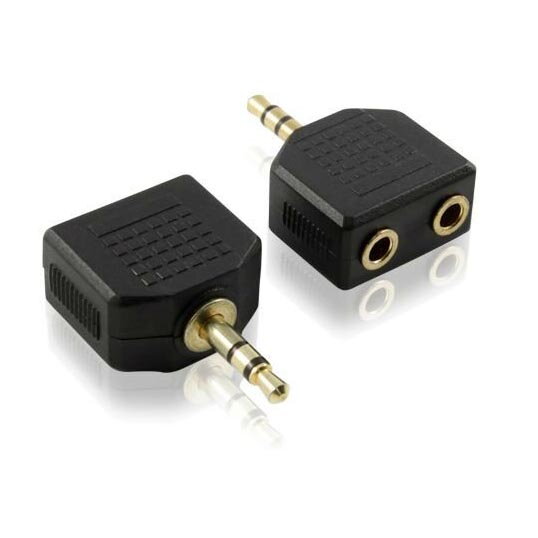 SBOX Redukcia 2x Jack 3,5mm samica/1x Jack 3.5 mm