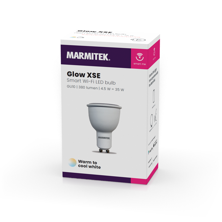 MARMITEK Glow XSE Smart Wi-Fi LED GU10, 380lm