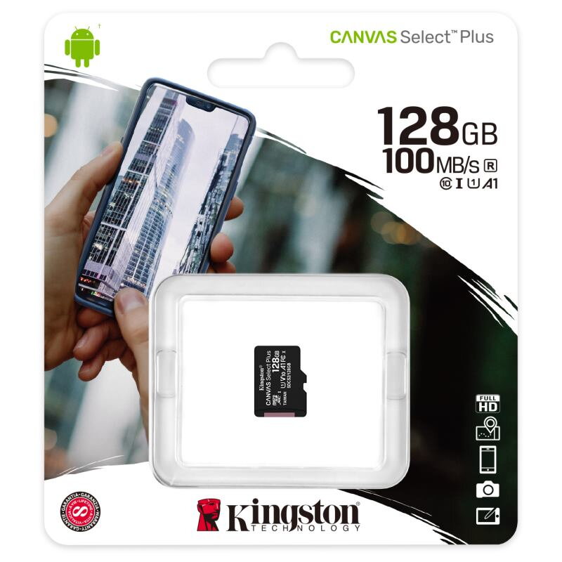 KINGSTON Micro SDXC CANVAS SP 128GB UHS-I KINGSTON Micro SDXC CANVAS SP 128GB UHS-I
