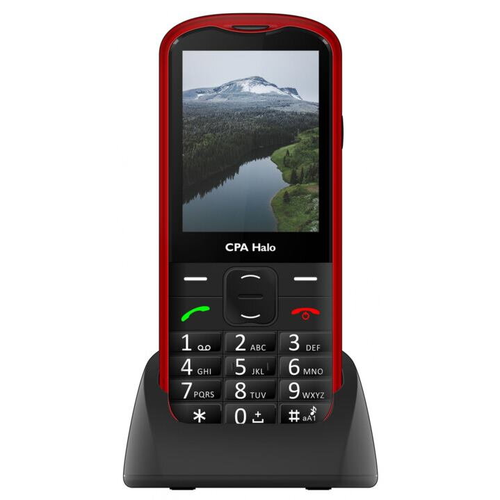MYPHONE CPA HALO 18, Telefón pre seniorov červený MYPHONE CPA HALO 18, Telefón pre seniorov červený