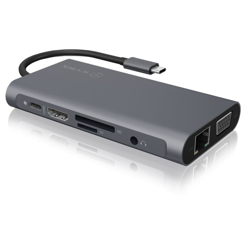 RAIDSONIC ICY BOX USB Type-C/HDMI+USB+Type C+RJ45 RAIDSONIC ICY BOX USB Type-C/HDMI+USB+Type C+RJ45