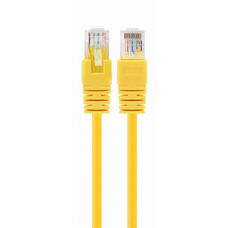 GEMBIRD Patch kábel UTP CAT5e 0.25m žltý GEMBIRD Patch kábel UTP CAT5e 0.25m žltý