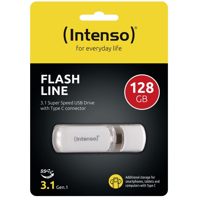 INTENSO - 128GB Flash Line Type C USB 3.1 3538491 INTENSO - 128GB Flash Line Type C USB 3.1 3538491