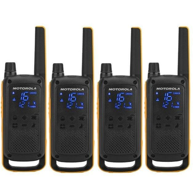 MOTOROLA T82 Extreme TALKABOUT blk/ora 4ks