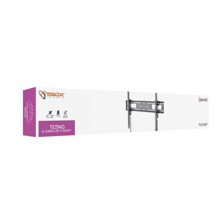 SBOX PLB-4269T, Držiak na televízor 60" - 100", TI SBOX PLB-4269T, Držiak na televízor 60" - 100", TI