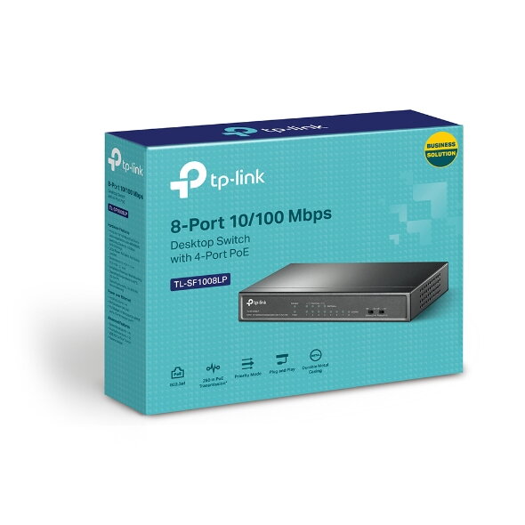TP-Link TL-SF1008LP, Switch 8-Port/100Mbps/Des/PoE TP-Link TL-SF1008LP, Switch 8-Port/100Mbps/Des/PoE