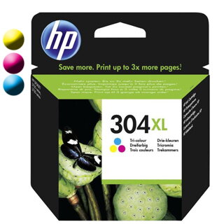 HP Cartridge HP 304XL Color 7ml (N9K07AE) HP Cartridge HP 304XL Color 7ml (N9K07AE)