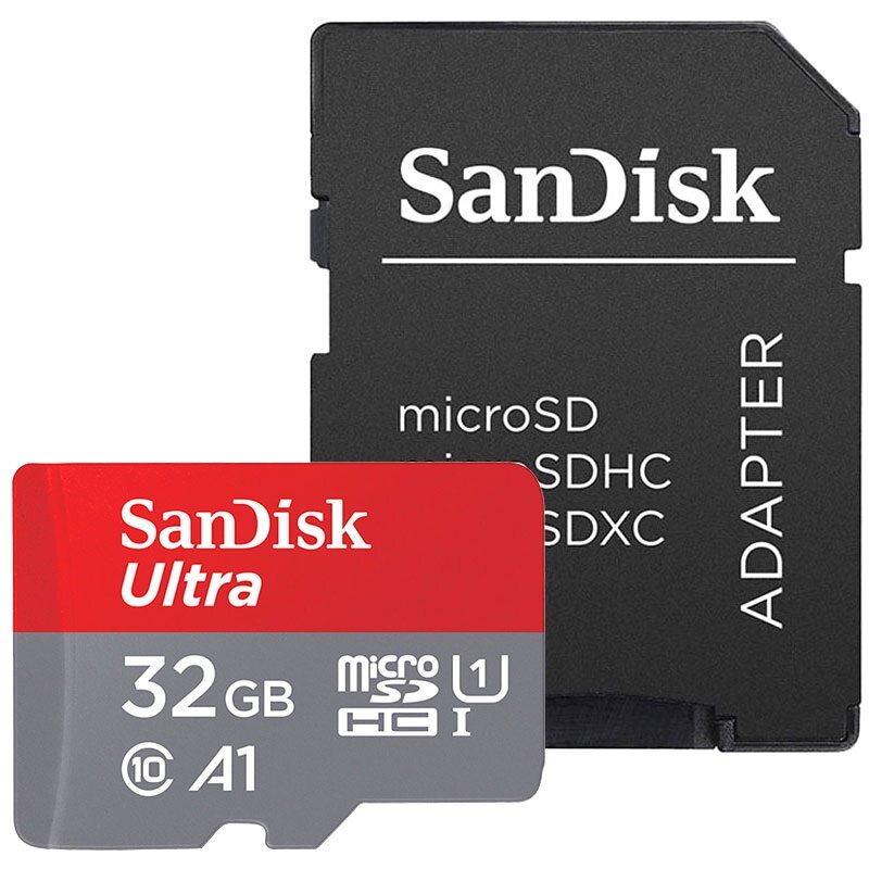 SanDisk Ultra Micro SDHC 32GB 120MB/s A1+ada SanDisk Ultra Micro SDHC 32GB 120MB/s A1+ada