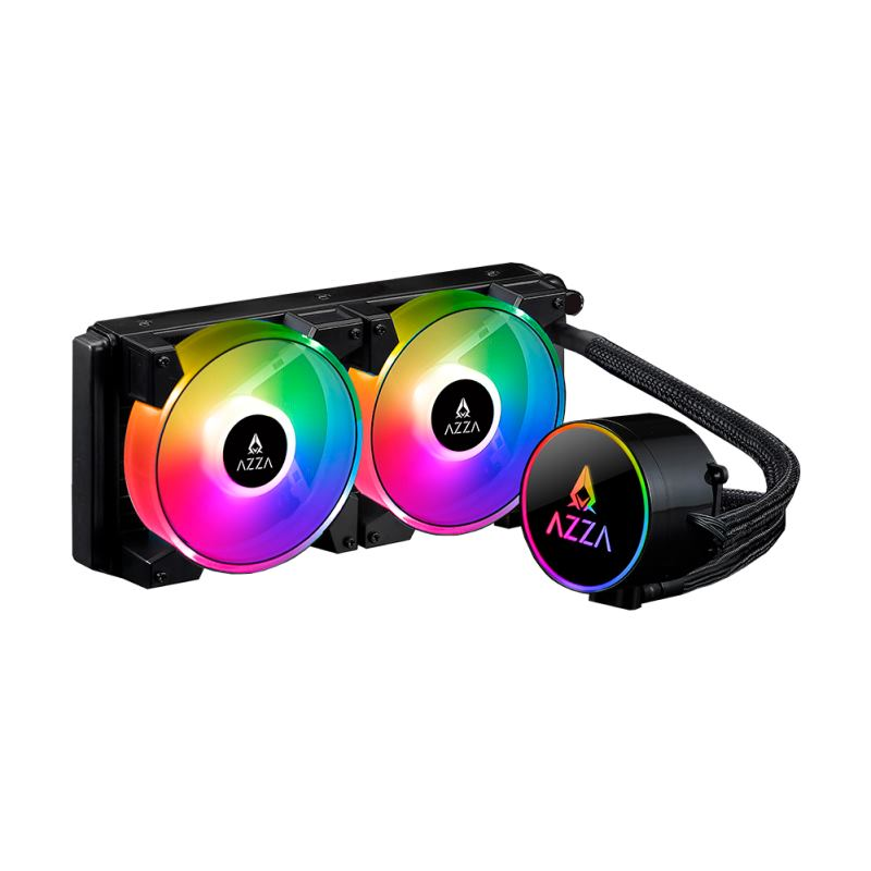 AZZA BLIZZARD 240 MM RGB, Vodné chladenie