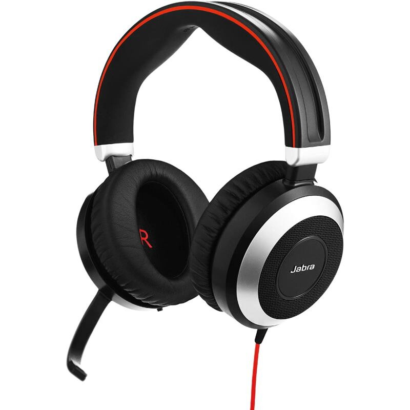 JABRA Evolve 80 Stereo UC, USB/Jack 3.5mm JABRA Evolve 80 Stereo UC, USB/Jack 3.5mm