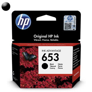 HP Cartridge 3YM75AE black HP653