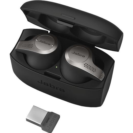 JABRA Evolve 65T, MS (USB dongle), titánovo čierne JABRA Evolve 65T, MS (USB dongle), titánovo čierne