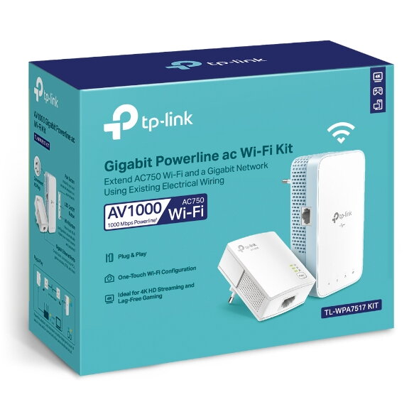 TP-Link TL-WPA7517 KIT AV1000 Powerline WiFi Kit