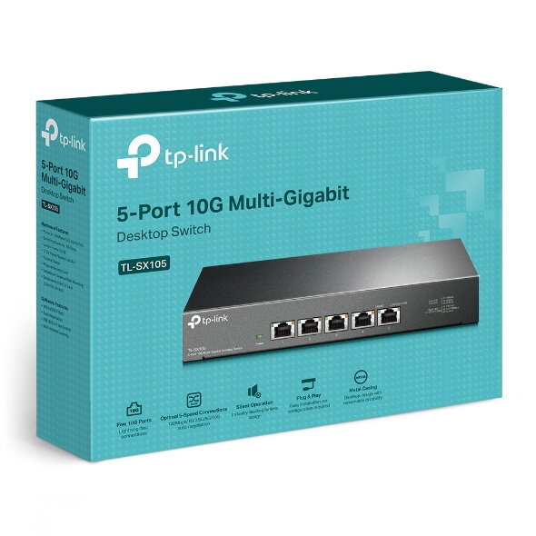 TP-Link TL-SX105, Switch 5-Port/10GBs/Desk TP-Link TL-SX105, Switch 5-Port/10GBs/Desk