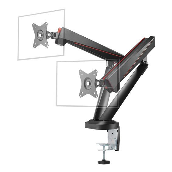 DELTACO GAM-102, DUAL Držiak na monitory 17"-32" DELTACO GAM-102, DUAL Držiak na monitory 17"-32"