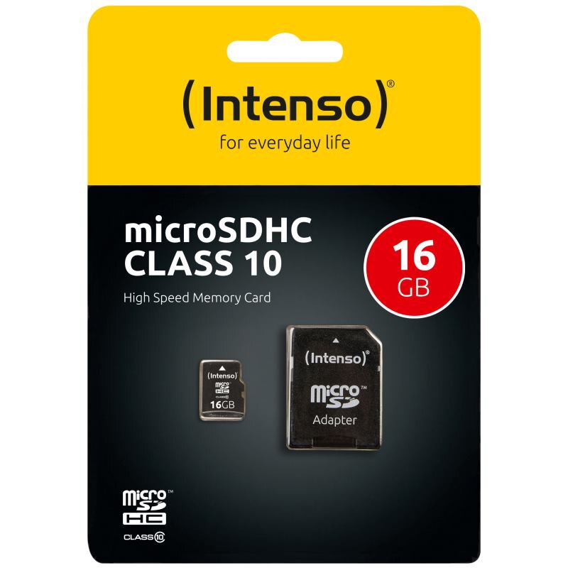 INTENSO Micro SDHC karta 16GB Class10 INTENSO Micro SDHC karta 16GB Class10