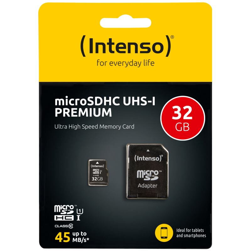 INTENSO Micro SDHC karta 32GB Class10, UHS-1 INTENSO Micro SDHC karta 32GB Class10, UHS-1