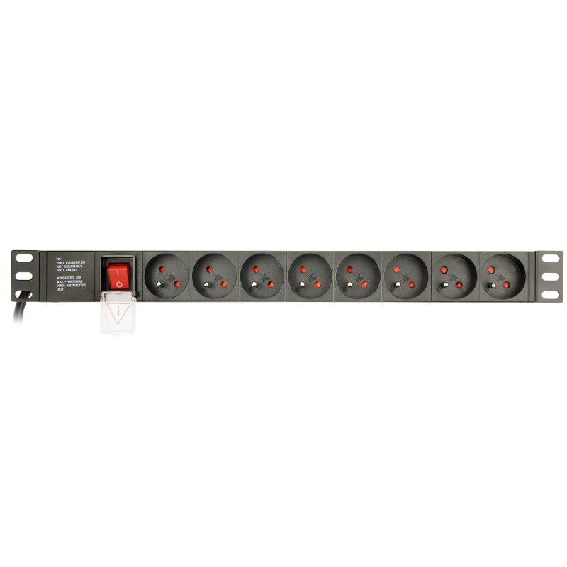 GEMBIRD Predlžovačka 8x FR/SCHUKO, 10A, 3m GEMBIRD Predlžovačka 8x FR/SCHUKO, 10A, 3m