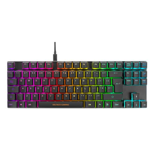 DELTACO GAM-111, Hráčska klavesnica, USB RGB EN DELTACO GAM-111, Hráčska klavesnica, USB RGB EN