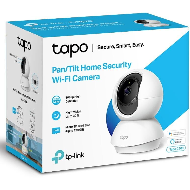 TP-link Tapo C210, Pan/Tilt Home Security kamera TP-link Tapo C210, Pan/Tilt Home Security kamera