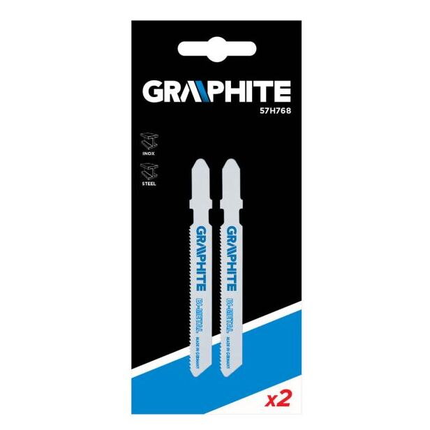 GRAPHITE Plátky do pílky 21TPI 50x75 2ks