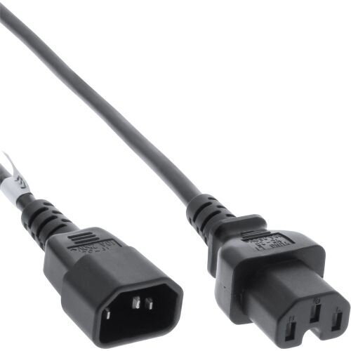 INLINE Sieťový predlžovací kábel C14-C15 2m INLINE Sieťový predlžovací kábel C14-C15 2m