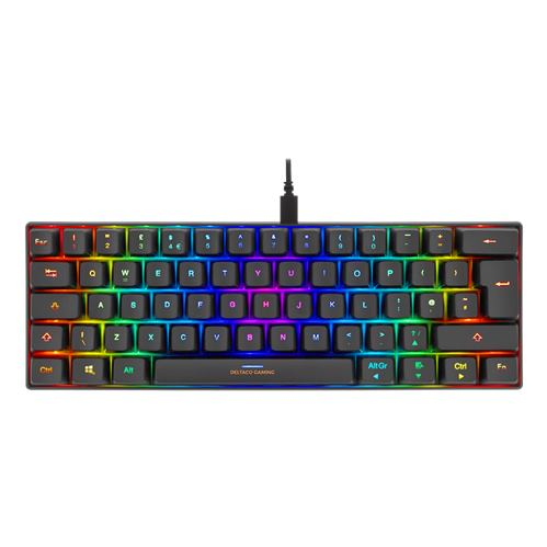 DELTACO GAM-075-UK, Hráčska klavesnica,USB, RGB EN DELTACO GAM-075-UK, Hráčska klavesnica,USB, RGB EN