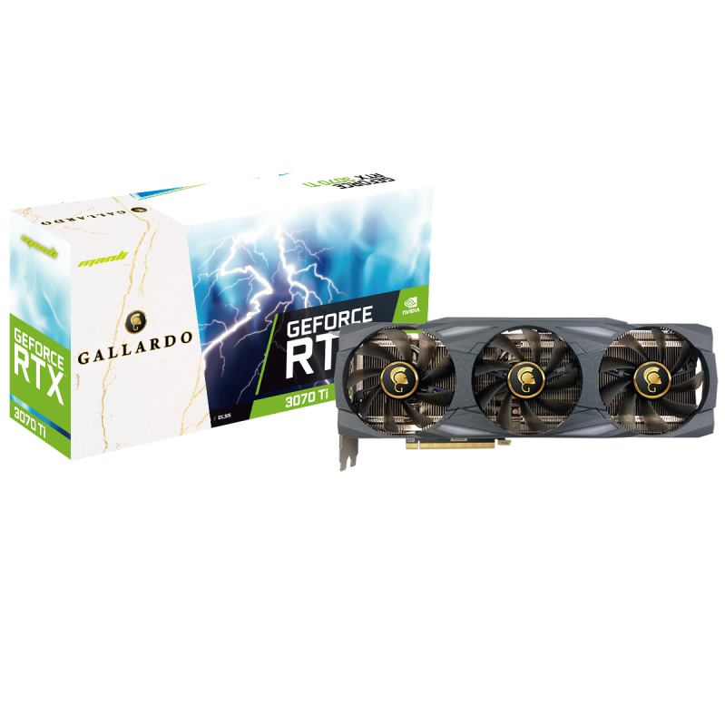 MANLI Grafická karta GeForce RTX 3070 Ti Gal (LHR)