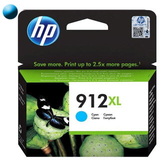 HP 912XL Cartridge 3YL81AE, Cyan (Azúrová) HP 912XL Cartridge 3YL81AE, Cyan (Azúrová)