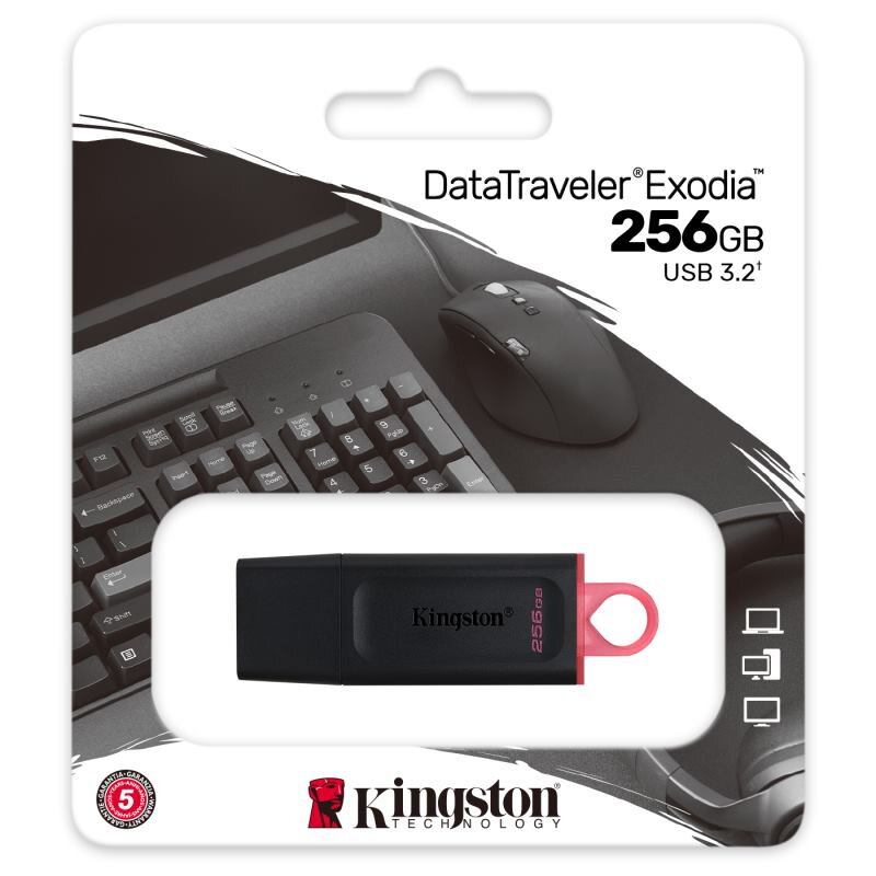 KINGSTON DataTraveler EXODIA 256GB blk/red KINGSTON DataTraveler EXODIA 256GB blk/red