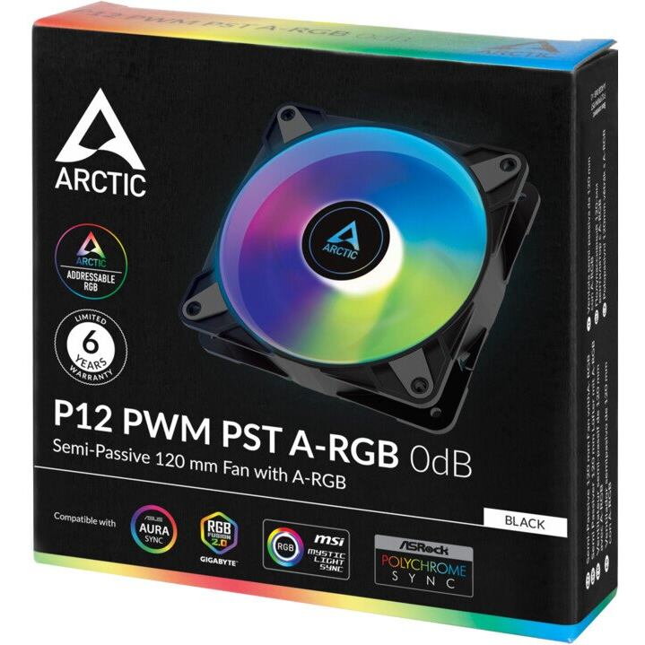 ARCTIC P12 PWM A-RGB 120mm 0dB